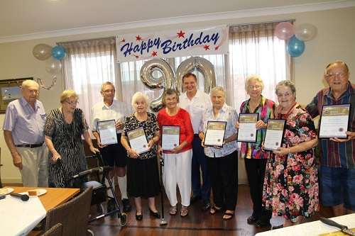 Bolton Clarke Milford Grange Nonagenarians Kick Up Their Heels